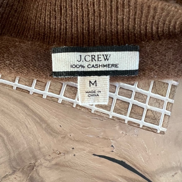 J. Crew Rich Brown Crew Neck Sweater - Picture 5 of 6